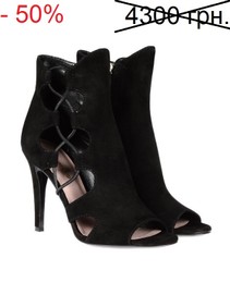 Товар 434/Ботильоны B62601 SUET SIYAH